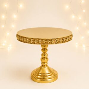 Luxury Gold Metal Cake Stand – Premium Dessert & Cake Display Stand