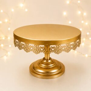 Elegant Gold Metal Cake Stand