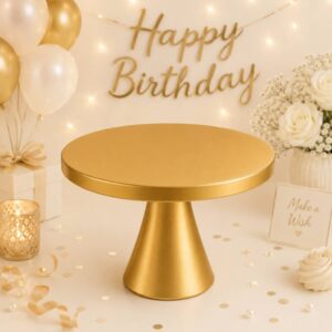Classic Gold Metal Cake Stand