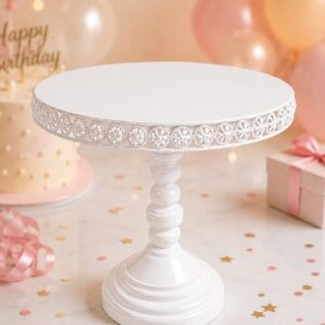 Luxury White Metal Cake Stand – Premium Dessert & Cake Display Stand