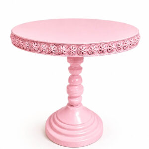 Luxury Pink Metal Cake Stand – Premium Dessert & Cake Display Stand