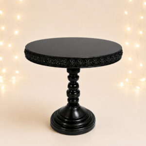 Luxury Black Metal Cake Stand – Premium Dessert & Cake Display Stand
